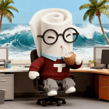 培培海边摸鱼 GIF 表情